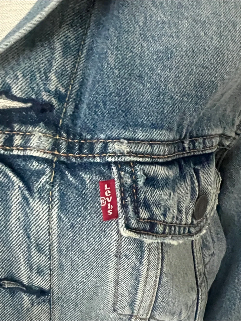 Levi's Light Blue Washed Denim Jacket
